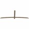 Ekena Millwork Bellingham Smooth Timber Gable Bracket, Douglas Fir, 96"W x 36"H x 1 1/2"D x 3 1/2"F, 9/12 Pitch GBW096X36X0204BEL00SDF - alternate 4